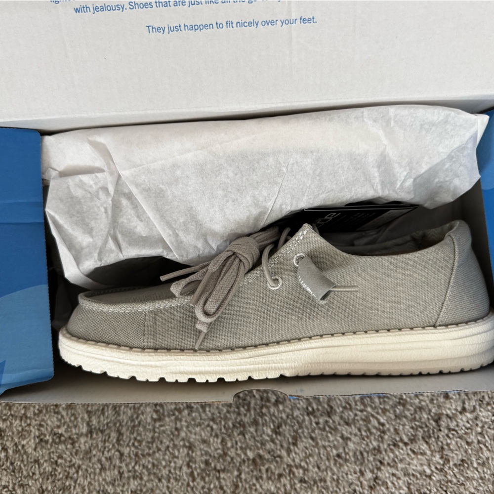 Hey Dude Wendy Chambray Light Grey